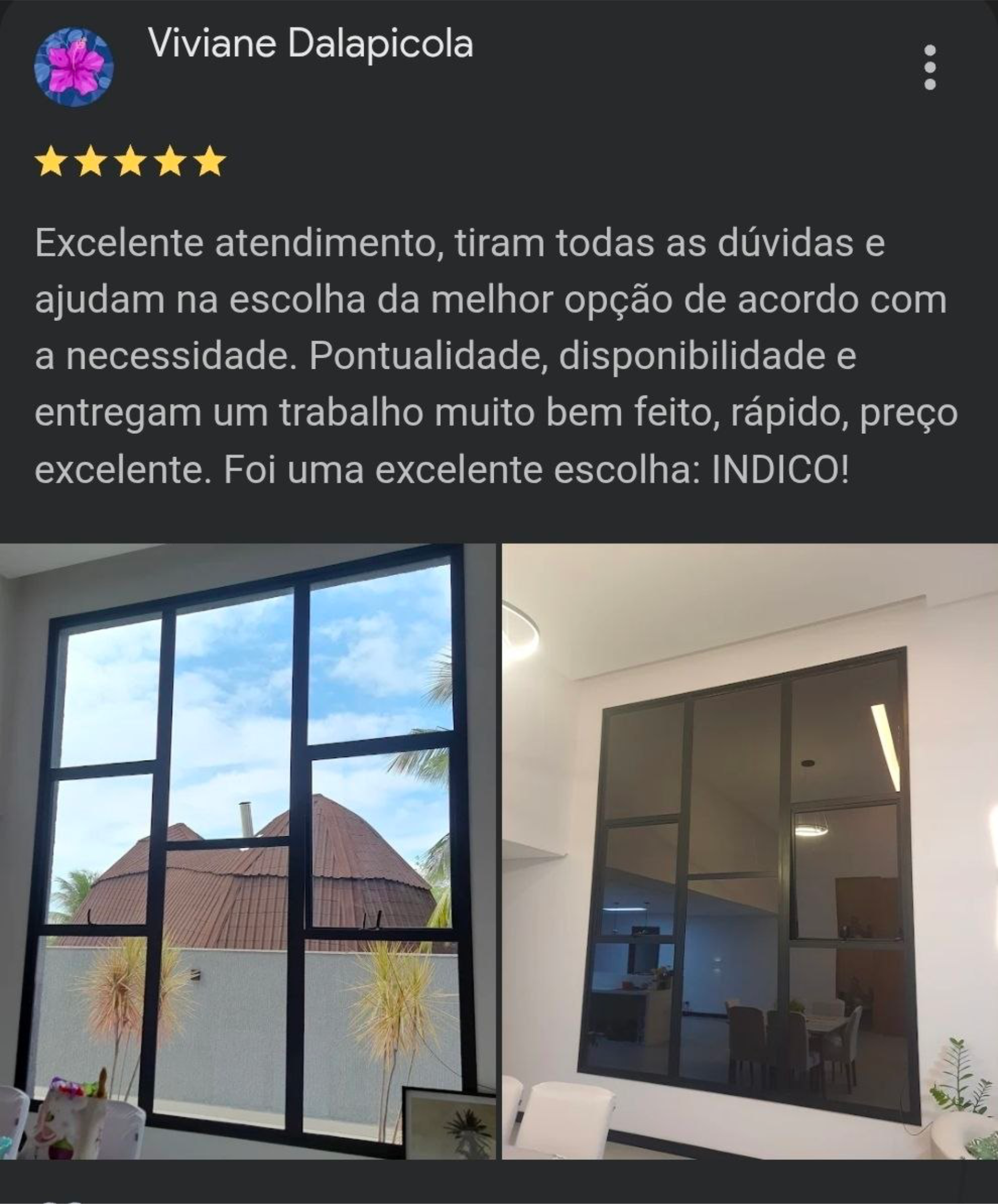 indicação de insulfilm residencial e comercial